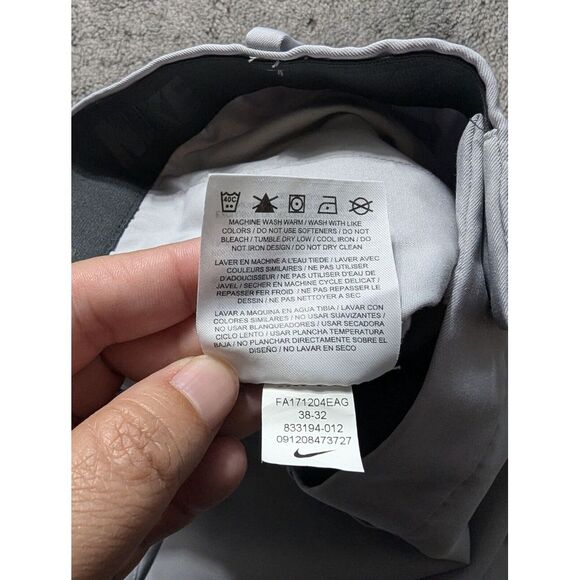 Nike Golf Standard Fit Pants Men's Size 38x32 Gray - Picture 7 of 16